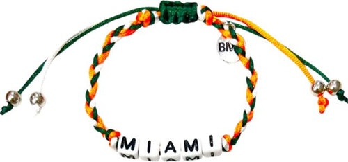 Miami Hurricanes Bracelet