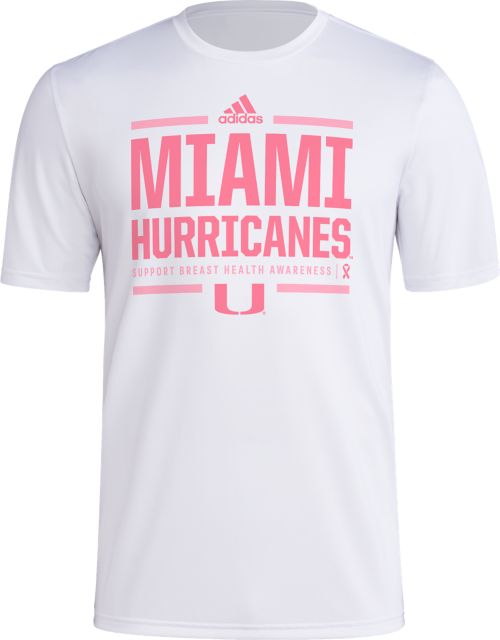 Miami Hurricanes Breast Health Awareness Short Sleeve T-Shirt