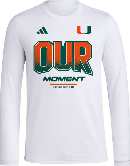 Miami Hurricanes Basketball Long Sleeve Bench T-Shirt