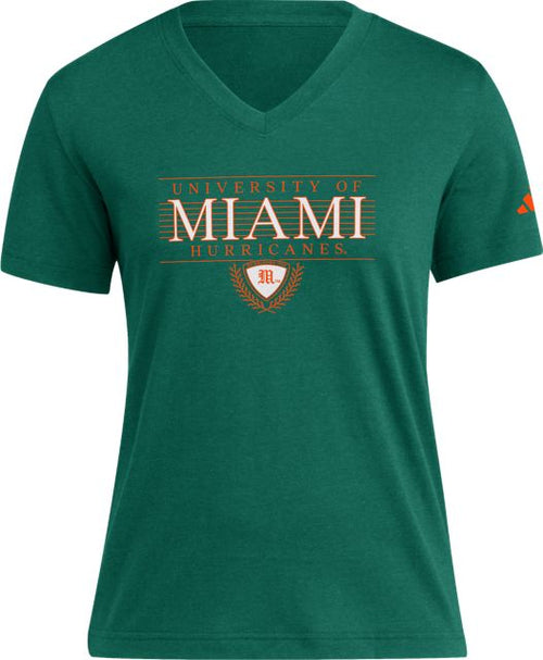 Miami Hurricanes Women's Blend Short Sleeve T-Shirt