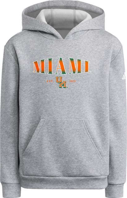 Miami Hurricanes Youth Hooded Sweatshirt