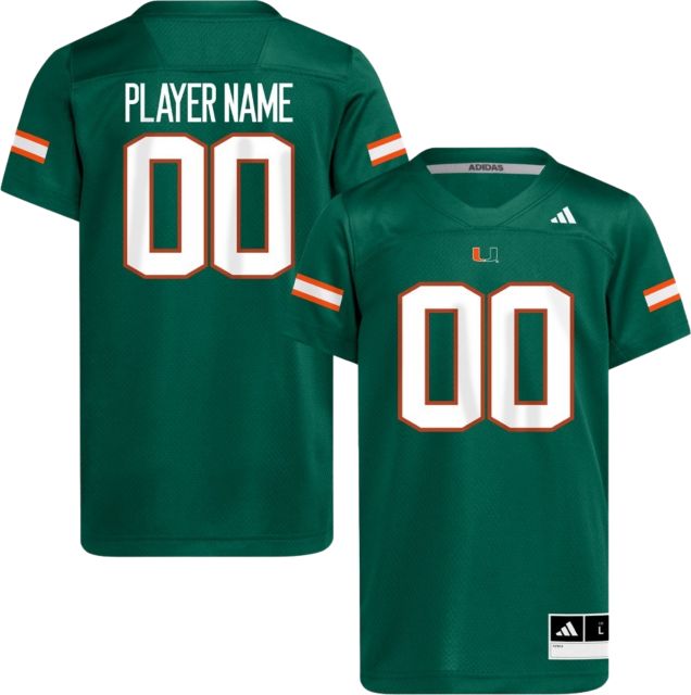 Miami Football adidas Youth Replica Jersey