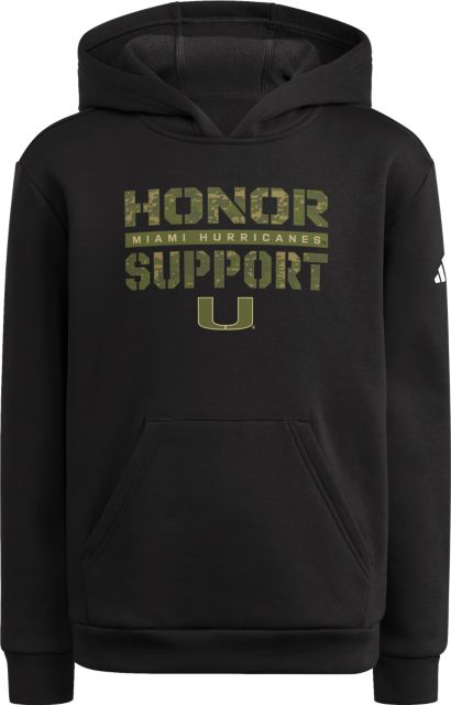 Miami Hurricanes Youth Hooded Sweatshirt