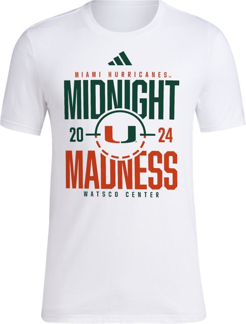Miami Hurricanes Basketball Midnight Madness 2024 Short Sleeve T-Shirt