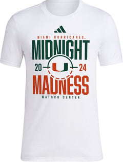 Miami Hurricanes Basketball Midnight Madness 2024 Short Sleeve T-Shirt