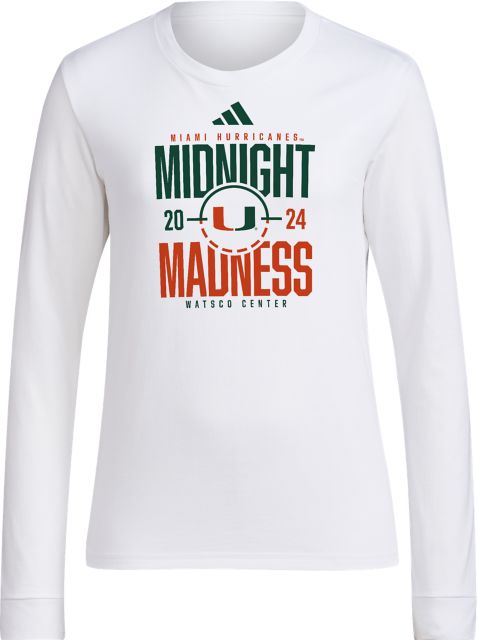 Miami Hurricanes Basketball Midnight Madness 2024 Women's Long Sleeve T-Shirt