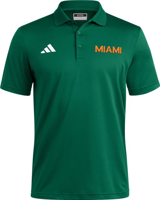 Miami Hurricanes Ultimate365 Ottman Stripe Polo