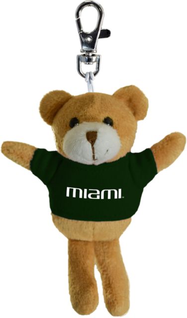 Miami Hurricanes Plush Keychain