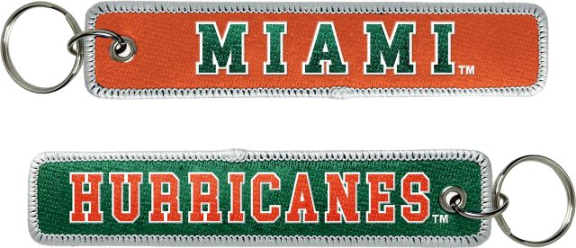 Miami Hurricanes Key Tag