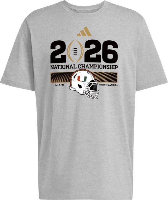 Miami Hurricanes Football 2026 National Championship Game Short Sleeve T-Shirt