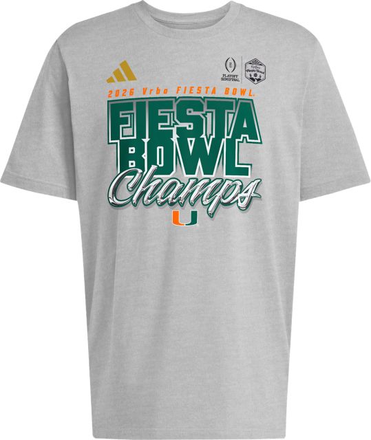 Miami Hurricanes Football 2026 Fiesta Bowl Champions Short Sleeve T-Shirt