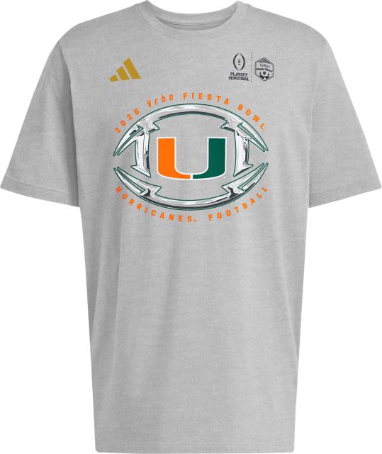 Miami Hurricanes Football 2025 College Football Playoffs Semifinals Short Sleeve T-Shirt