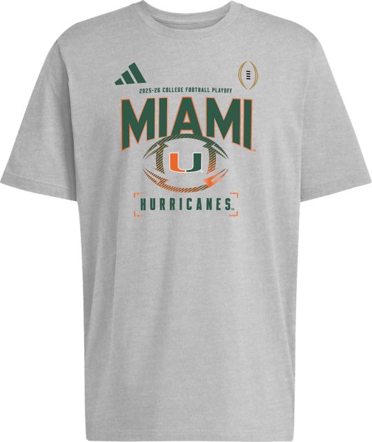 Miami Hurricanes Football 2025 College Football Playoffs Short Sleeve T-Shirt