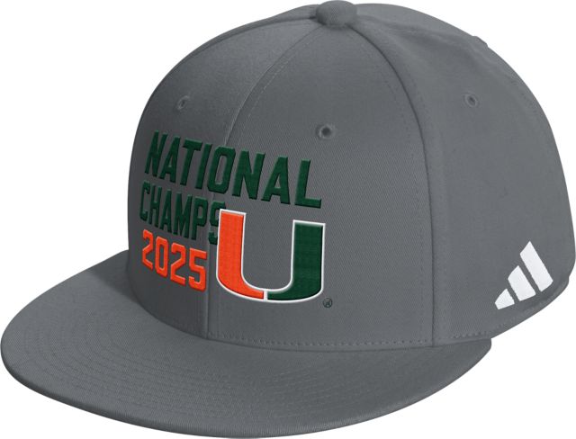University of Miami Football 2025 National Champions Snapback Cap