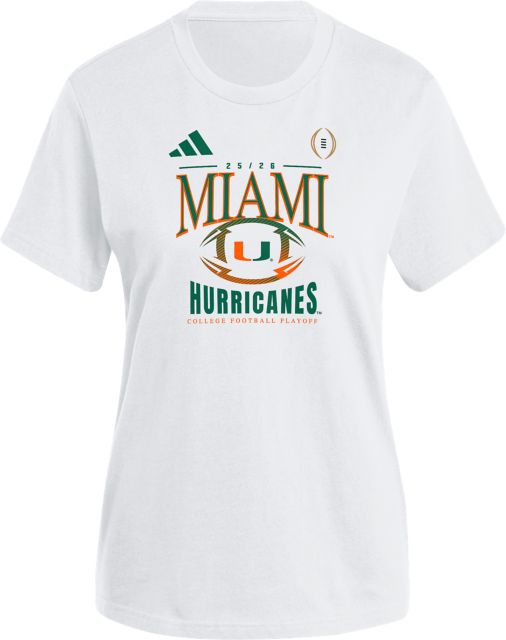 Miami Hurricanes Football 2025 College Football Playoffs Women's Short Sleeve T-Shirt