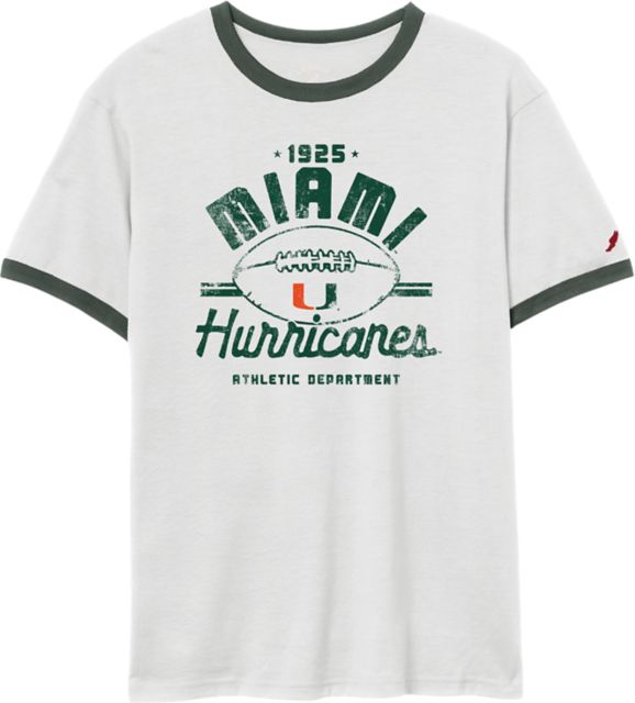 Miami Hurricanes Ringer Short Sleeve T-Shirt