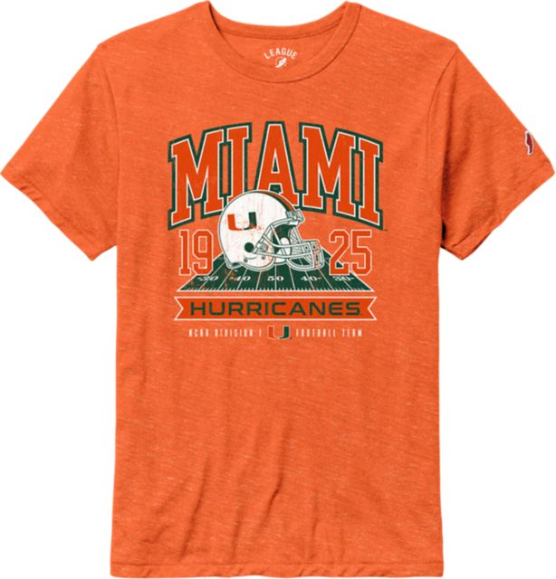 Miami Hurricanes Helmet Short Sleeve T-Shirt