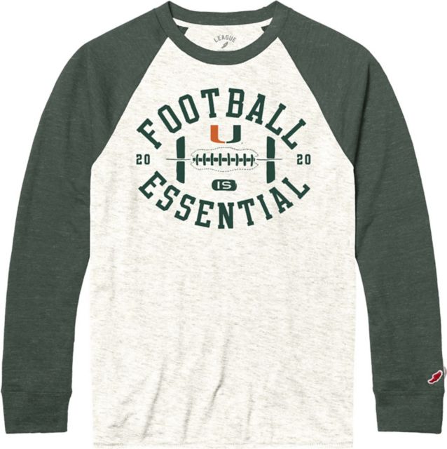 University of Miami Homegating Long Sleeve Baseball Tee