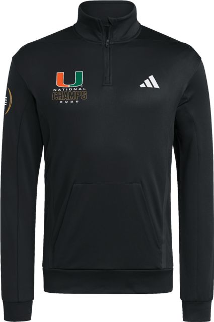 University of Miami Football 2025 National Champions 1/4 Zip