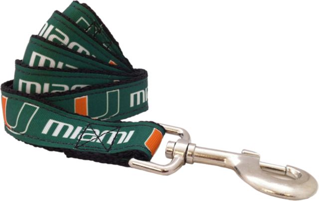 Miami Hurricanes 6 FT Dog Leash