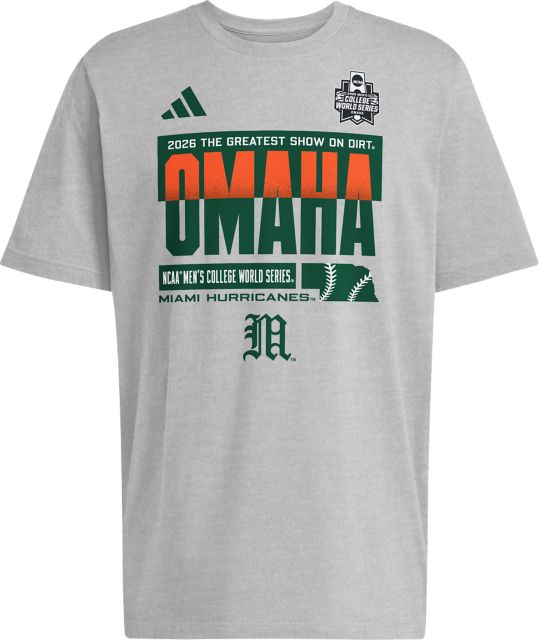 Miami Hurricanes Baseball 2026 College World Series Short Sleeve T-Shirt