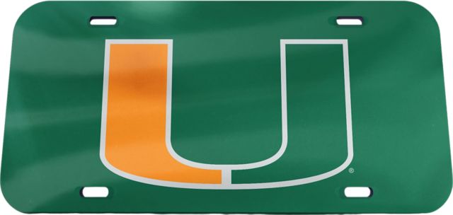 Miami Hurricanes License Plate