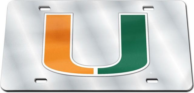Miami Hurricanes License Plate