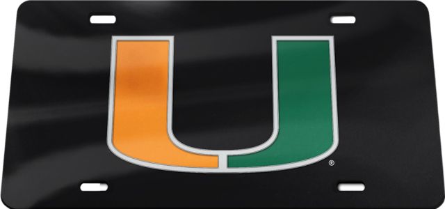 Miami Hurricanes License Plate
