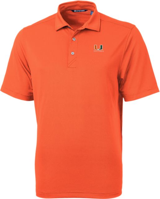 University of Miami Football Eco Pique Polo