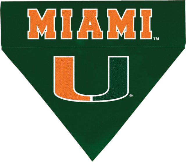 Miami Hurricanes Pet Bandanna