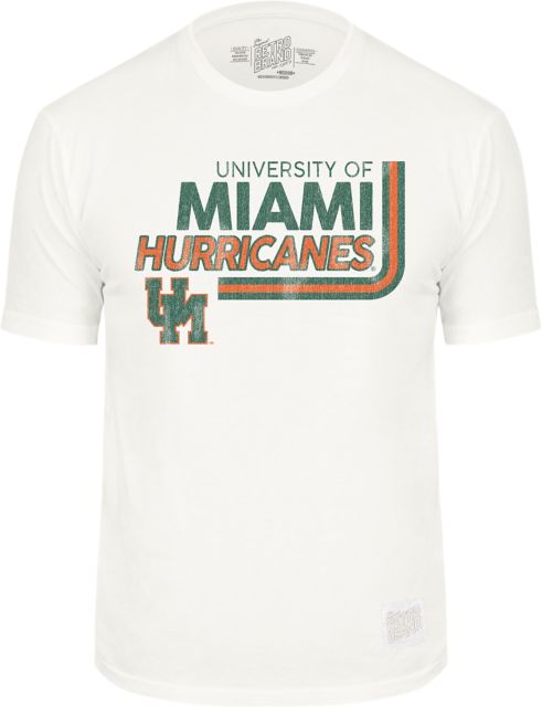 Miami Hurricanes Sueded Vault Short Sleeve T-Shirt
