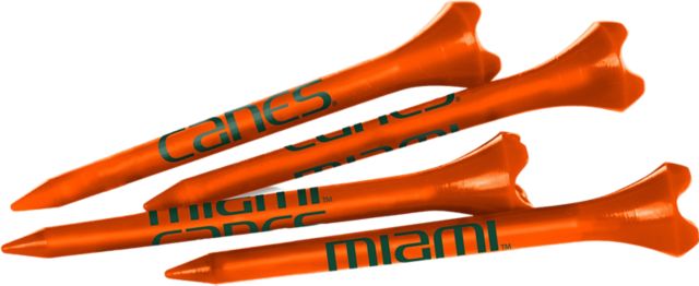 University of Miami Golf Tees 40 Pack