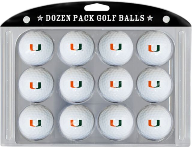 Miami Hurricanes 12 Pack Golf Balls