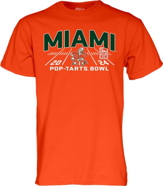 University of Miami Football 2024 Pop-Tarts Bowl Bound Short Sleeve T-Shirt