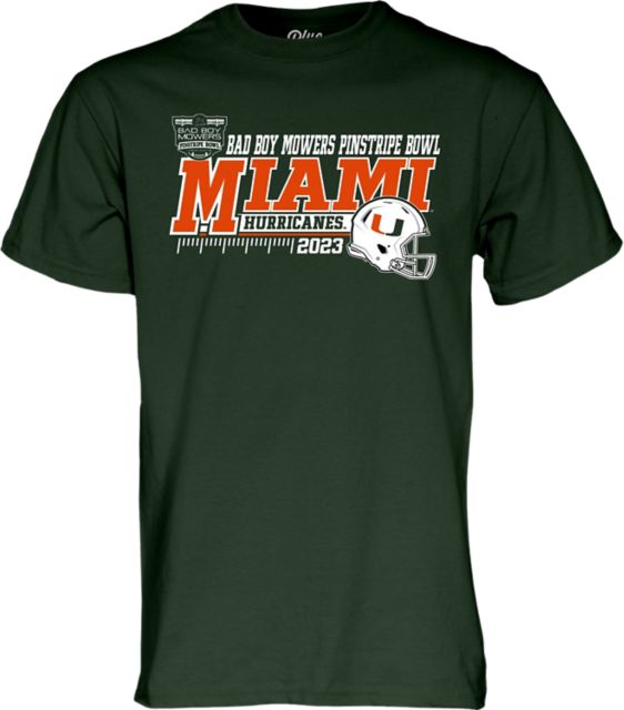 Miami Hurricanes Football 2023 First Responder Bowl Bound T-Shirt