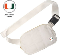 Miami Hurricanes Quilted Belt Bag