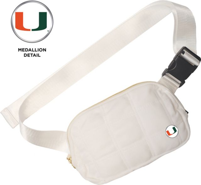 Miami Hurricanes Quilted Belt Bag