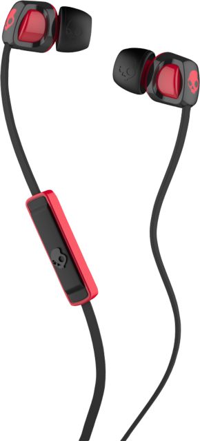 EARBUD SKUL SMOKIN BLKREDRED