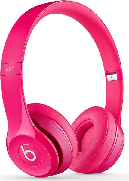 Beats Solo2 On-Ear Headphones Pink