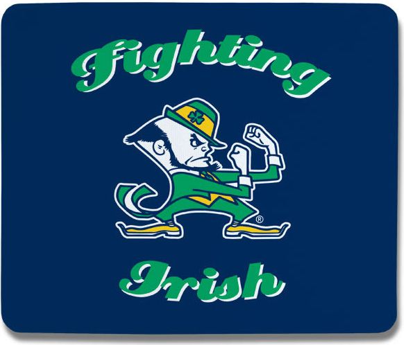 University Of Notre Dame Mousepad Fightin' Irish