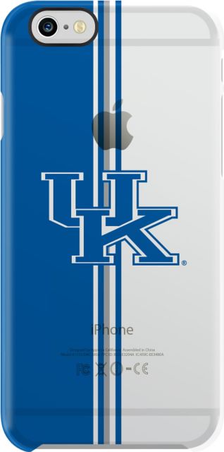 University of Kentucky iPhone 6 Vertical Stripe Frosted Deflector Case