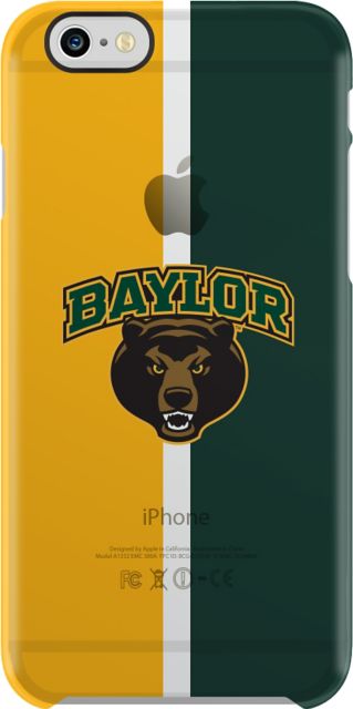 Baylor iPhone 6 Half Color Frosted Deflector Case