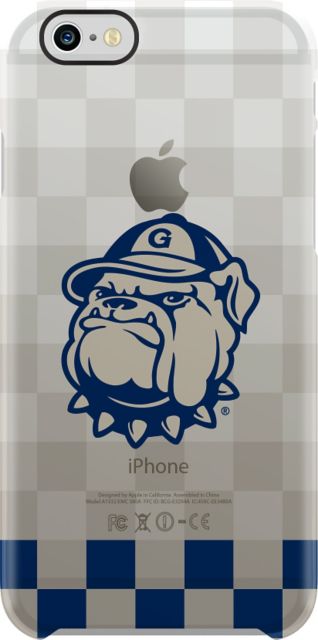 Georgetown iPhone 6 Pixel Stripe Frosted Deflector Case