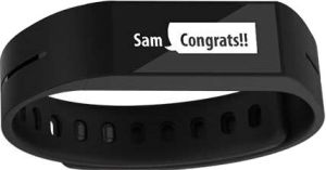 TouchFitness Smart Wristbnd Bk - ONLINE ONLY
