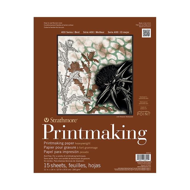 PRINTMAKING 400 HEAVY WEIGHT PAD 11X14 15 SHEETS