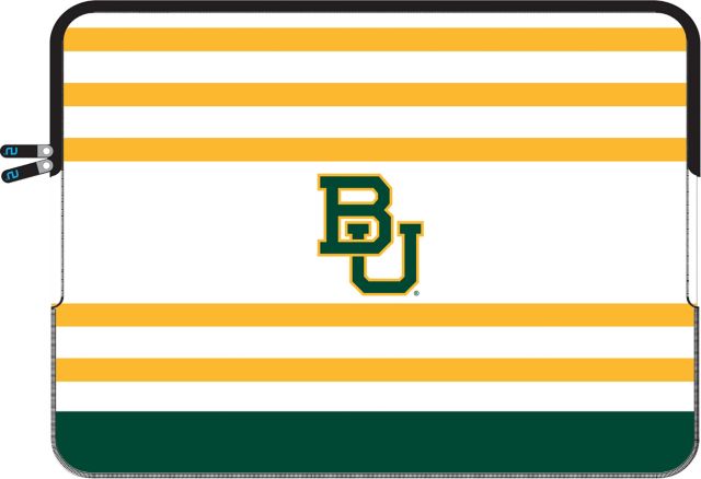 Baylor University Logo Neoprene Laptop Sleeve 13''- Stripe