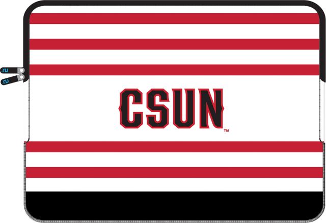 California State University Northridge Logo Neoprene Laptop Sleeve 13'' - Stripe