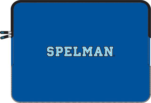 Spelman College Logo Neoprene Laptop Sleeve 13'' - Blue