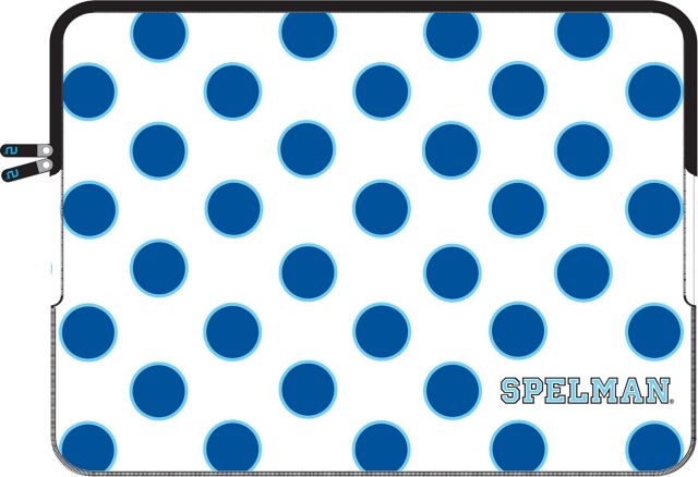 Spelman Logo Neoprene Laptop Sleeve 13'' - Polka Dot