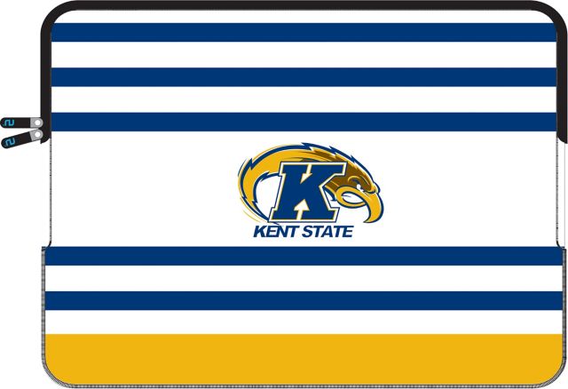 Kent State University Logo Neoprene Laptop Sleeve 13'' -Stripe